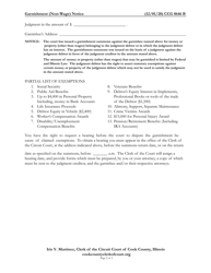 Form CCG0646 Garnishment (Non-wage) Notice - Cook County, Illinois, Page 2
