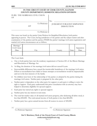 Form CCDR0019 Joint Petition for Simplified Dissolution - Cook County, Illinois, Page 6
