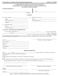 Form CCJ0700 Juvenile Sex Offender Registration Termination - Cook County, Illinois, Page 3