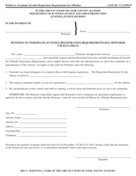 Form CCJ0700 Juvenile Sex Offender Registration Termination - Cook County, Illinois, Page 4