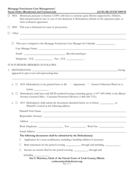 Form CCCH N019 Mortgage Foreclosure Case Management/Status Order (Residential and Commercial) - Cook County, Illinois, Page 2