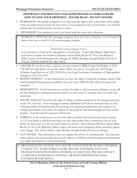 Form CCCH0100 Mortgage Foreclosure Summons - Cook County, Illinois, Page 3