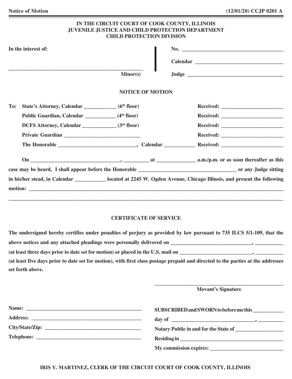 Form CCJP0201 Movants Pro Se Supplemental Petition to Reinstate Wardship - Cook County, Illinois, Page 3