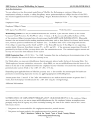 Form CCDR0556 Notice of Income Withholding for Support - Cook County, Illinois, Page 5