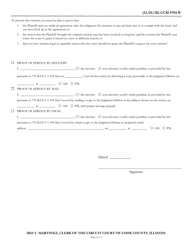 Form CCM0704 Notice of Motion for Extension of Eviction Writ - Cook County, Illinois, Page 2
