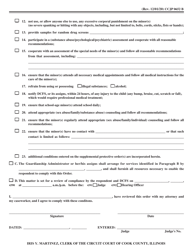 Form CCJP0652 Order of Protection - Cook County, Illinois, Page 2