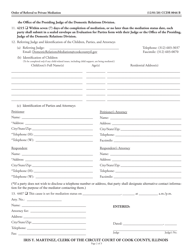 Form CCDR0046 Order of Referral to Private Mediation - Cook County, Illinois, Page 2
