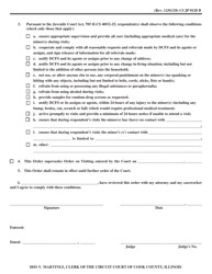 Form CCJP0120 Order on Visiting - Cook County, Illinois, Page 2