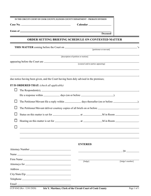 Form CCP0342  Printable Pdf