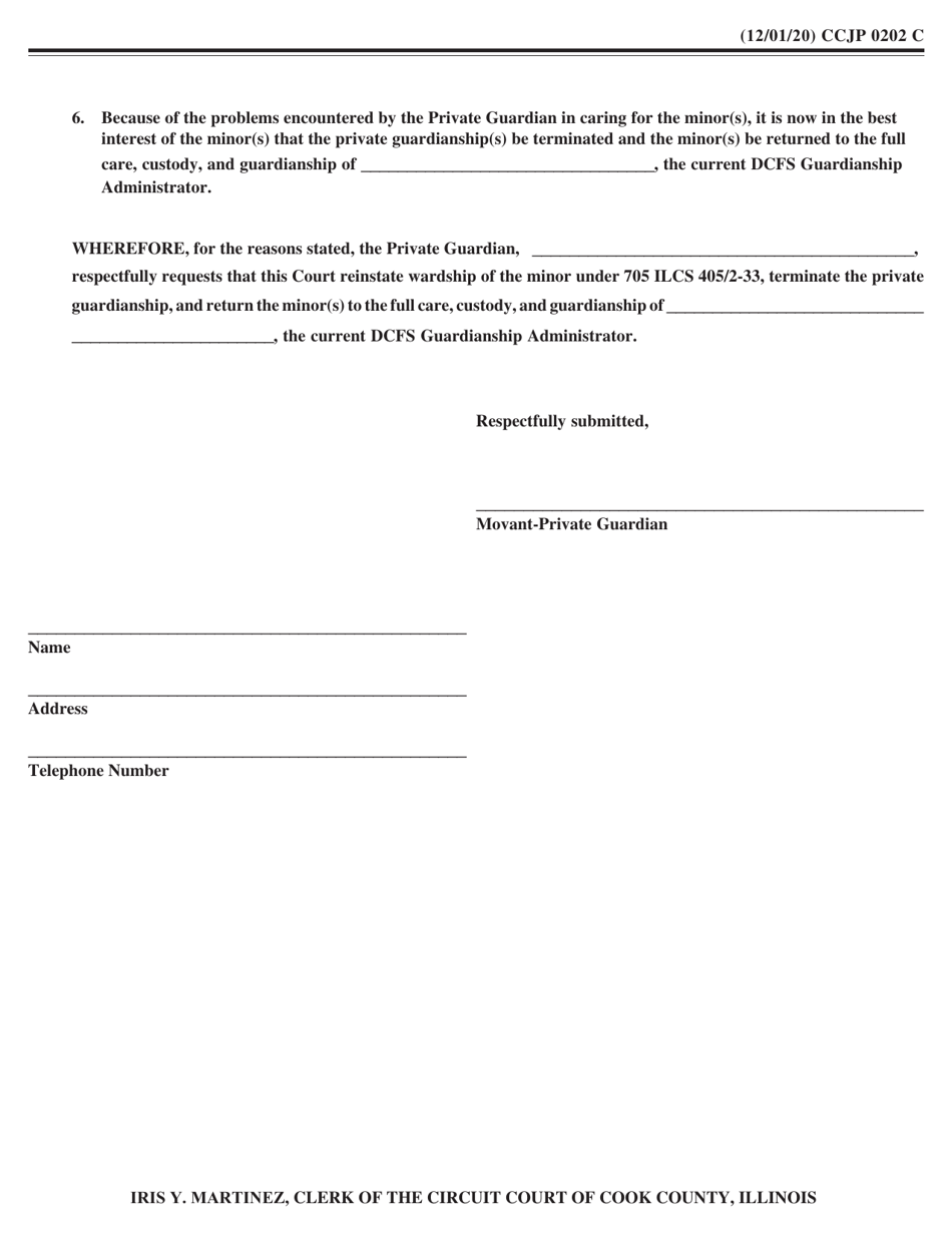 Form CCJP0202 Notice of Motion - Cook County, Illinois, Page 5