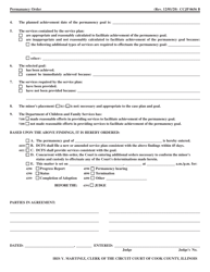 Form CCJP0656 Permanency Order - Cook County, Illinois, Page 2