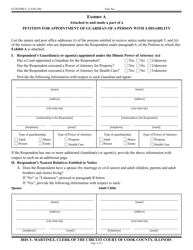 Form CCP0200 Petition for Appointment of Guardian of a Person With a Disability - Cook County, Illinois, Page 3