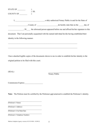 Form CCCO0018 Petition for Appointment of a Confidential Intermediary - Cook County, Illinois, Page 5