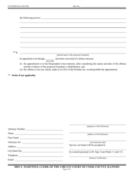 Form CCP0202 Petition for Temporary Guardian of Alleged Person With a Disability - Cook County, Illinois, Page 2