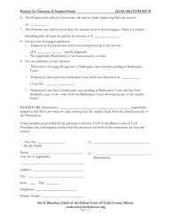 Form CCCH0317 Petition for Turnover of Surplus Funds - Cook County, Illinois, Page 2