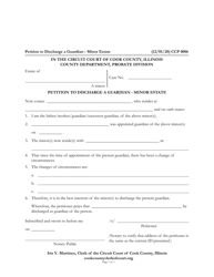 Document preview: Form CCP0006 Petition to Discharge a Guardian - Minor Estate - Cook County, Illinois
