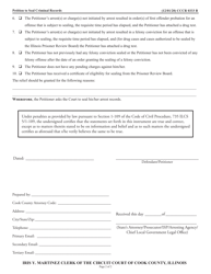 Form CCCR0333 Petition to Seal Criminal Records - Cook County, Illinois, Page 2