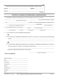 Form CCP1003 Notice to Heirs and Legatees Regarding Rights During Independent Administration - Cook County, Illinois, Page 2