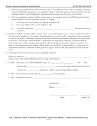 Form CCP0701 Probate Division Mediation Referral Order - Cook County, Illinois, Page 2