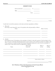 Form CCJ0005 Summons - Cook County, Illinois, Page 2