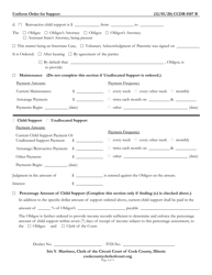 Form CCDR0107 Uniform Order for Support - Cook County, Illinois, Page 2