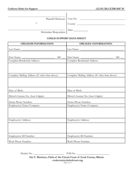 Form CCDR0107 Uniform Order for Support - Cook County, Illinois, Page 8