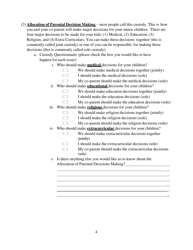 Preparing to Resolve My Case: Co-parenting - Cook County, Illinois, Page 4