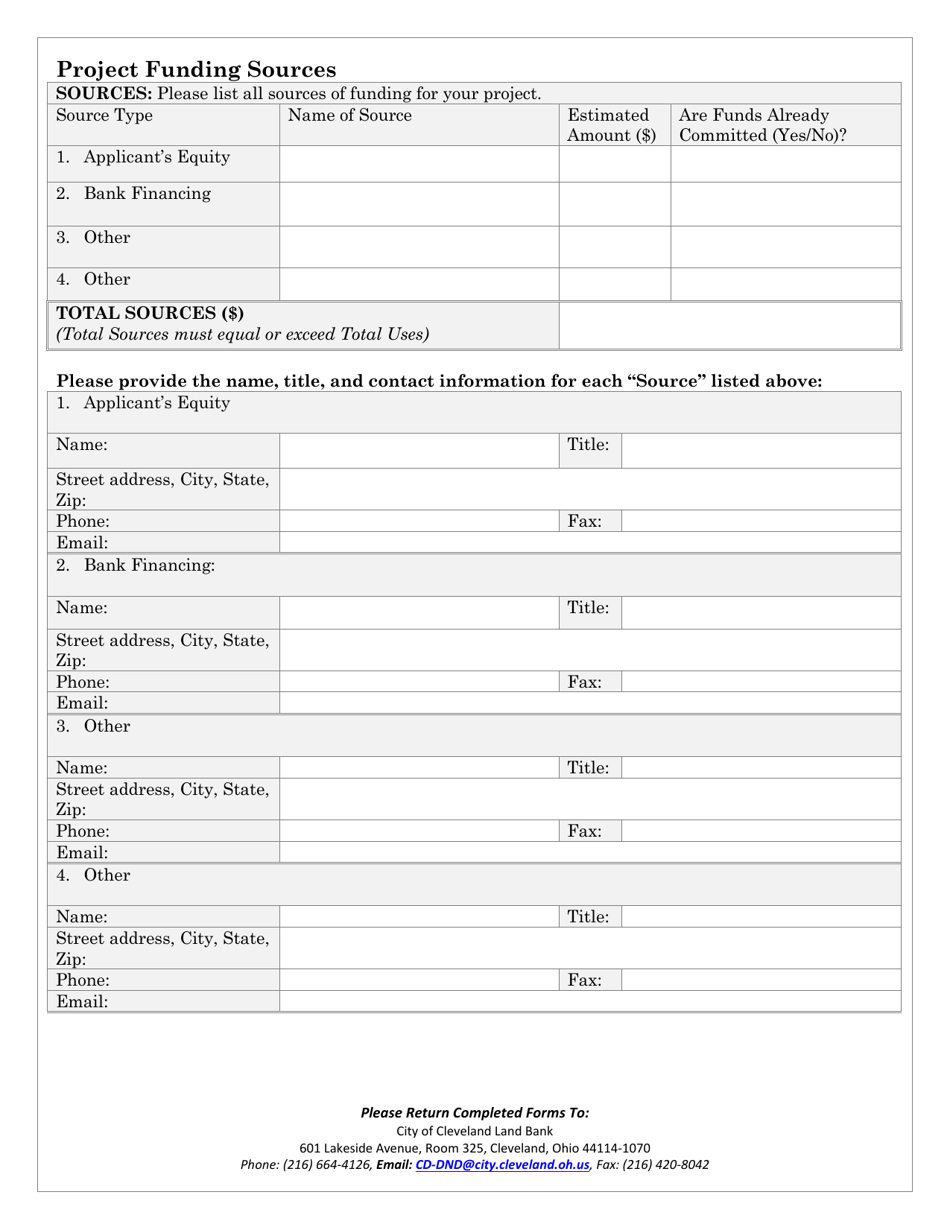 Application for Agriculture / Garden Use - Cleveland Land Bank - City of Cleveland, Ohio, Page 6