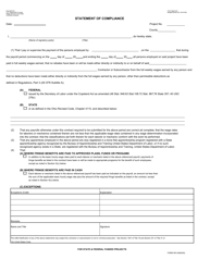 Document preview: Form WH-248 Statement of Fringe Benefits Compliance - City of Cleveland, Ohio