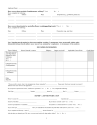 Application for Employment - City of Albion, Michigan, Page 2