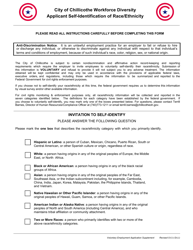 Employment Application - City of Chillicothe, Ohio, Page 4