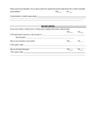 Lateral Transfer Police Officer Supplemental Application - City of Zion, Illinois, Page 10