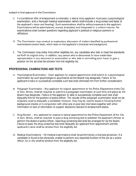 Lateral Transfer Police Officer Supplemental Application - City of Zion, Illinois, Page 4