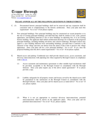TRAPPE Form 012 Application for Conditional Use Approval - Trappe Borough, Pennsylvania, Page 7