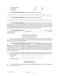 Form H816 Agreed Judgment Entry Temporary Support With Children - Cuyahoga County, Ohio, Page 2