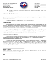 Application for a Permit to Operate a Game Room - Harris County, Texas, Page 4