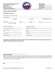 Application for a Permit to Operate a Game Room - Harris County, Texas, Page 5