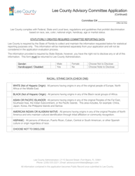 Lee County Advisory Committee Application - Lee County, Florida, Page 3