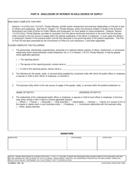 CE Form 4A Disclosure of Business Transaction, Relationship or Interest - Florida, Page 2