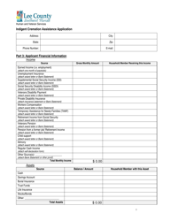 Indigent Cremation Assistance Application - Lee County, Florida, Page 3