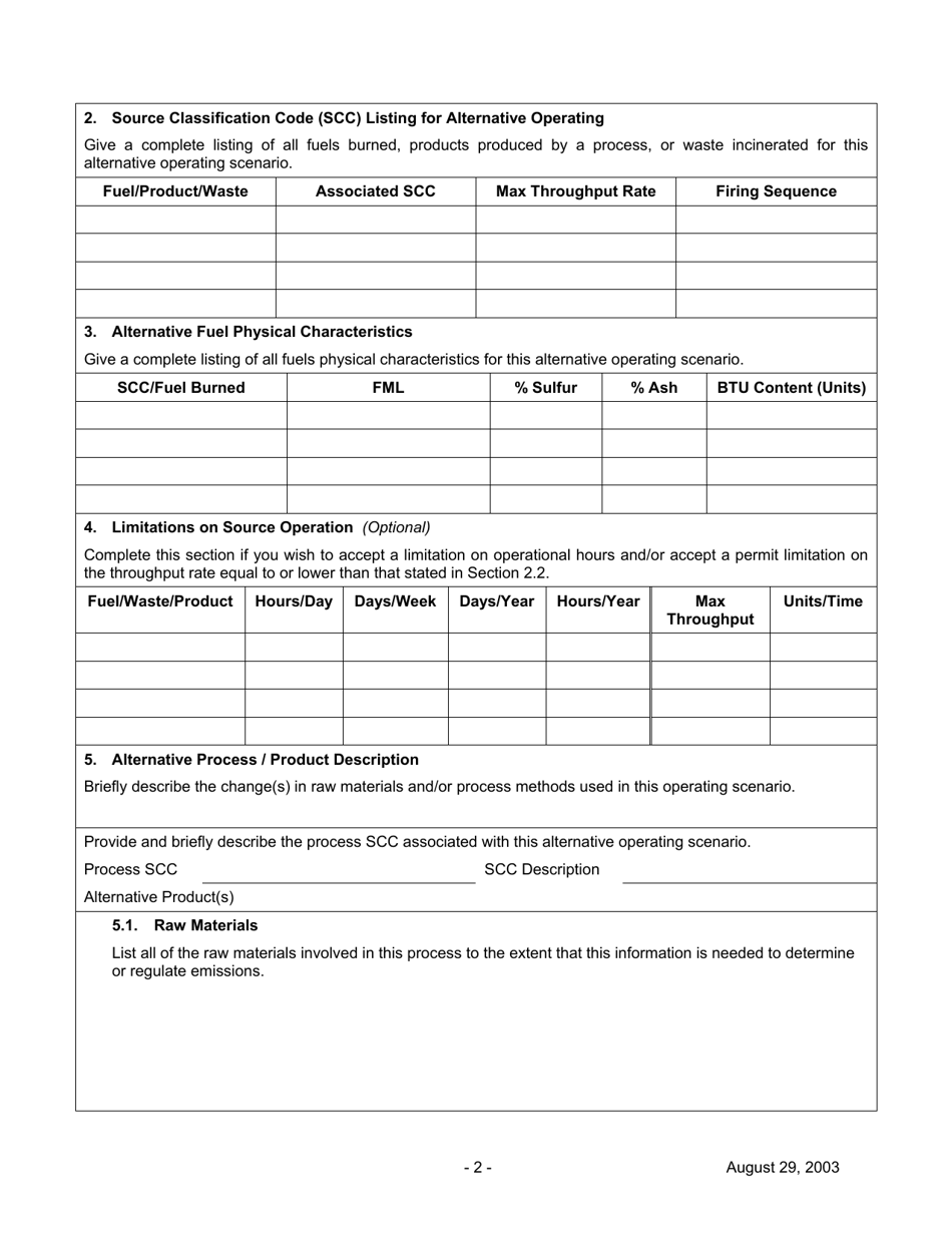 Addendum 2 Alternative Operating Scenarios - City of Philadelphia, Pennsylvania, Page 2