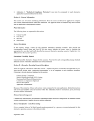 Instructions for Addendum 2 Alternative Operating Scenarios - City of Philadelphia, Pennsylvania, Page 2