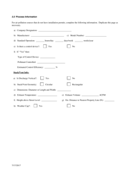 Natural Minor Operating Permit Application - City of Philadelphia, Pennsylvania, Page 3