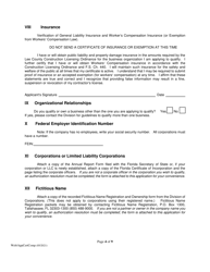 Application for Certificate of Competency - Lee County, Florida, Page 4