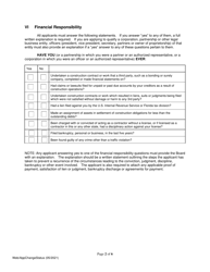 Application for Change of Status - Lee County, Florida, Page 2