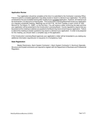 Application to Qualify a Second Business - Lee County, Florida, Page 5