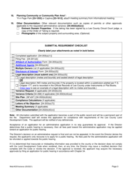 Application for Administrative Variance - Lee County, Florida, Page 3