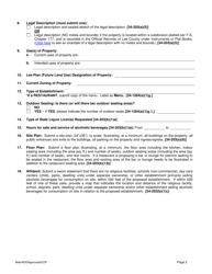 Application for Administrative Approval of Consumption on Premises - Lee County, Florida, Page 2