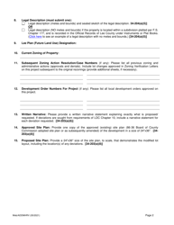 Application for Modification of Mobile Home/Recreational Vehicle (Mh/Rv) Park 86-36 Site Plan - Lee County, Florida, Page 2