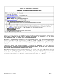 Application for Administrative Placement of Model Homes, Units or Display Centers - Lee County, Florida, Page 3